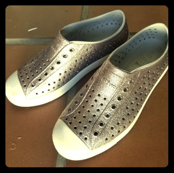 Native Shoes Shoes Native Jefferson Rose Gold Glitter